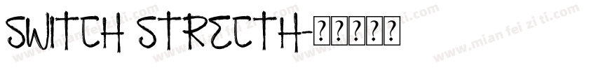 SWITCH STRECTH字体转换